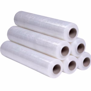 Handwikkelfolie 500 mm x 300 m 20 my transparant 6 rollen