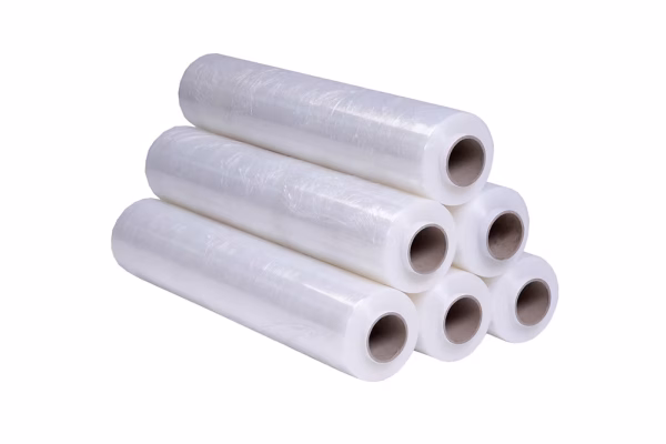 Handwikkelfolie 500 mm x 300 m 20 my transparant 6 rollen