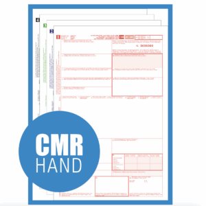 CMR Handmatige Vrachtbrieven - 4 voud 1,2,3,4 genummerd - 500 sets