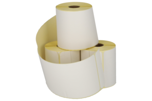 Verzendetiketten wit 8 rollen 102 mm x 210 mm- kern 76mm (compatible huismerk) (640 per rol)